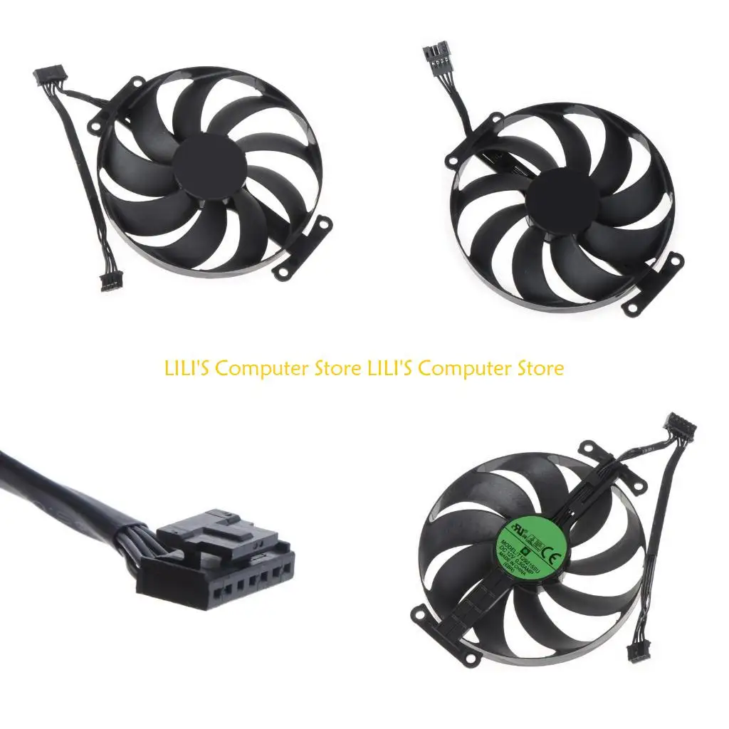 

A52B CF9010U12D Вентилятор VGA Замена вентилятора охлаждения видеокарты для GeForce 3070 3060Ti MEGALODON GAMING для тока 12