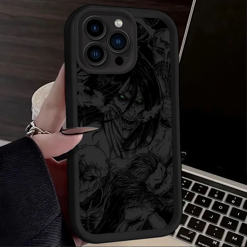 حافظة لهاتف آيفون 16 16E 15 14 13 12 11 Pro Max X XS X S Max XR SE 2020 SE4 7 8 غطاء مقاوم للصدمات