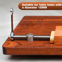 MFT Workbench Desktop Quick Fixture 19/20MM Hole Adjustable Fast Fixed Clip Stop Dog Woodworking Benches Carpentry Clamp Tool