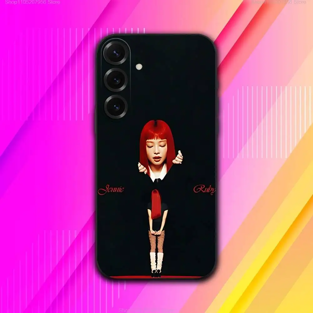 حافظة هاتف J-Jennies Ruby K-kim لهاتف سامسونج A 73,72,71,53,52,51,41,40,30,22,21,13,12,Note 20,10,9 Ultra Pro 5G Soft #5