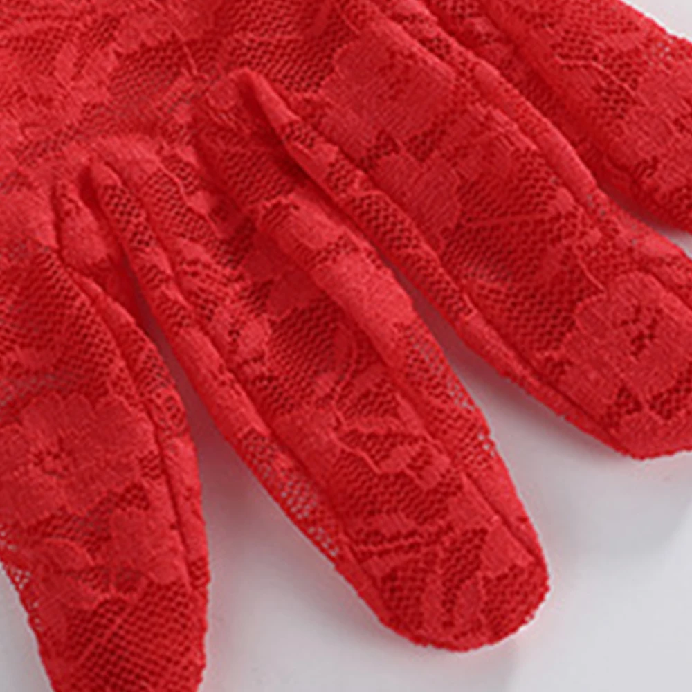 Vendita calda alla moda Outdoor Daily Indoor Guanti da donna Guanto Party Poliestere elasticizzato Abito da sposa traspirante