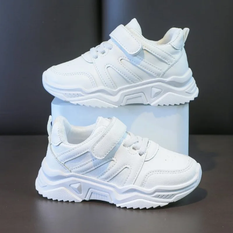 

2025 New Spring Kids Sneakers Leisure Chunky Concise Fashion Boys Girls Sport Shoes Running All-match Children Trainers