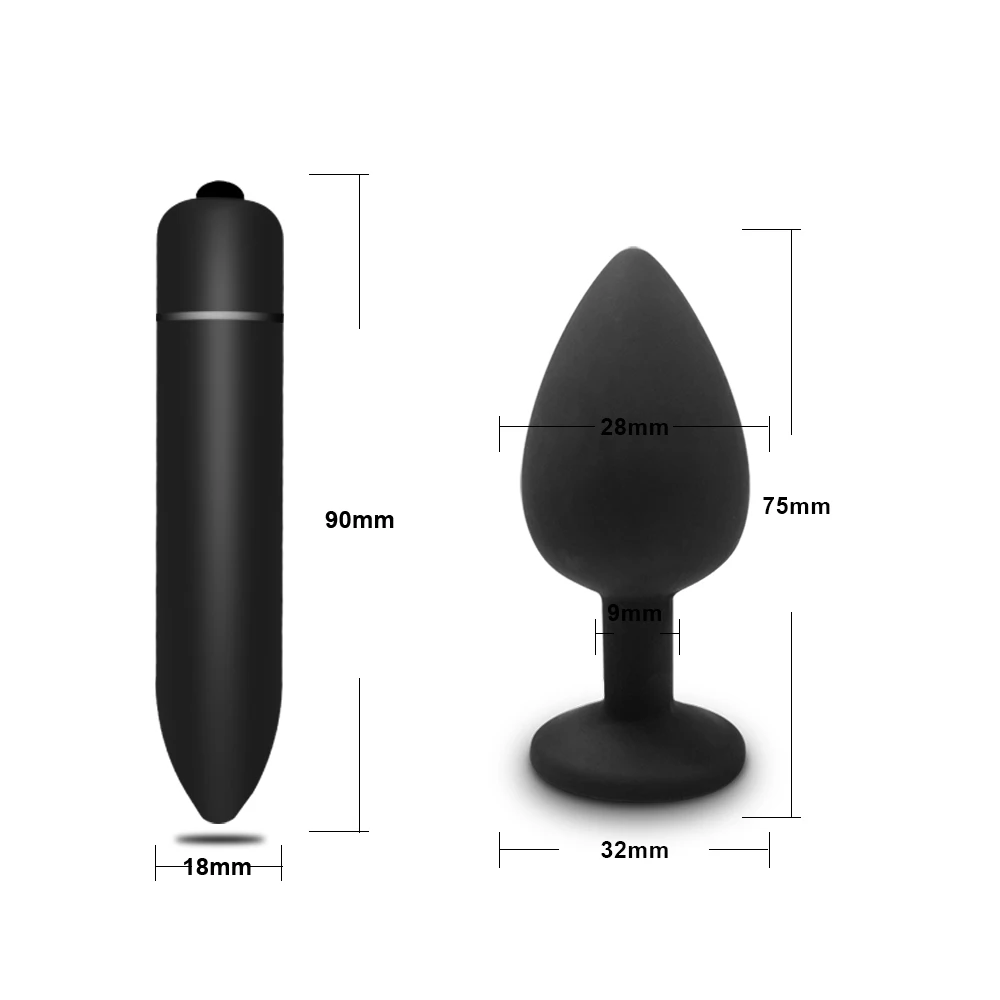 Anal Butt Plug Soft Silicone Prostate Massager For Couples_voghion.com