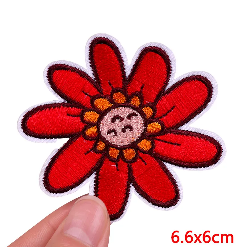 Biene/Blume Patch Cartoon Tier Stickerei Patch Eisen auf Patches für Kleidung gestickte Patches auf Kleidung DIY Näh aufkleber – Detail 25
