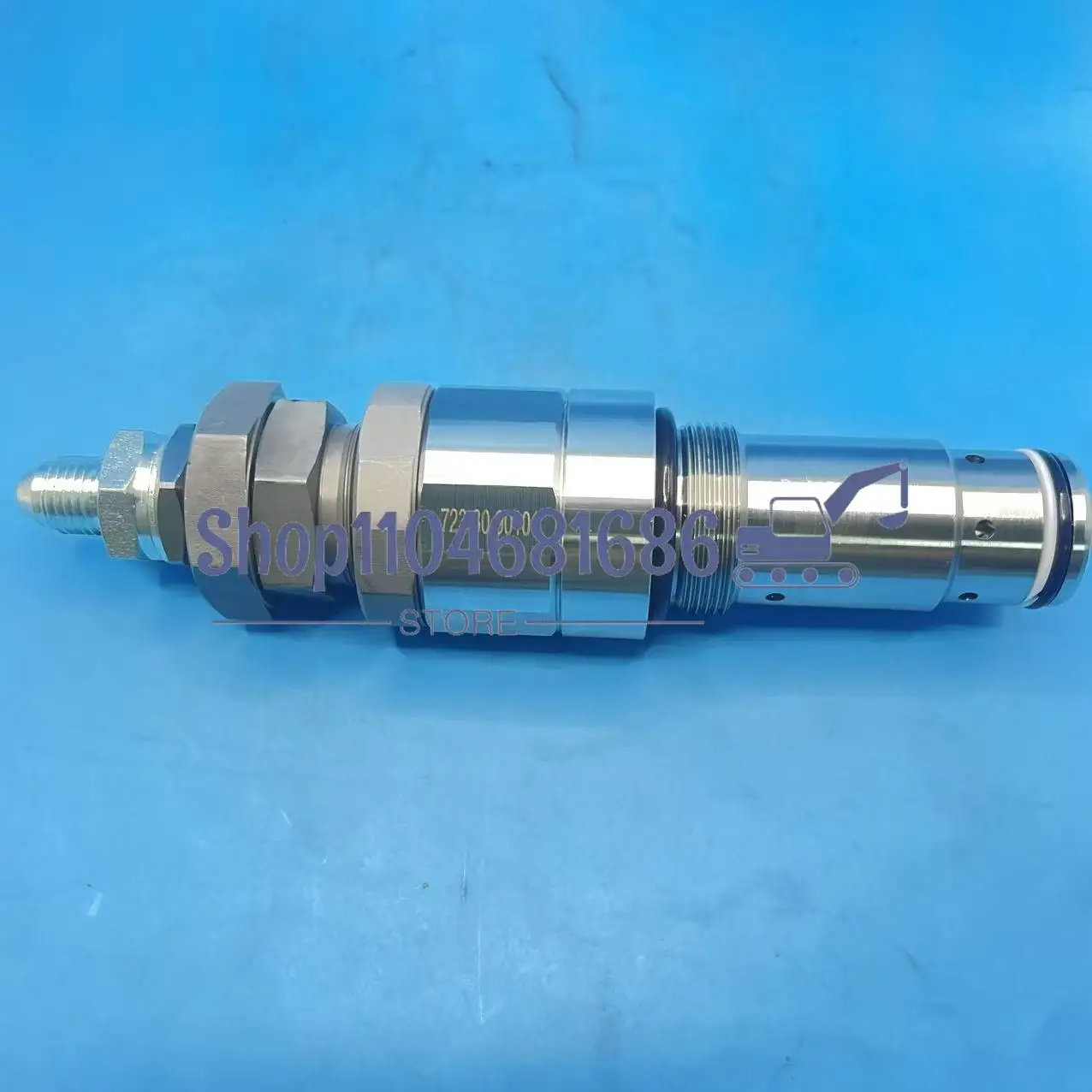 Main Relief Control Valve 723-30-90101 High Quality Relief Valve Assy FITS for PC100-6 PC120-6 Replacement Excavator Parts
