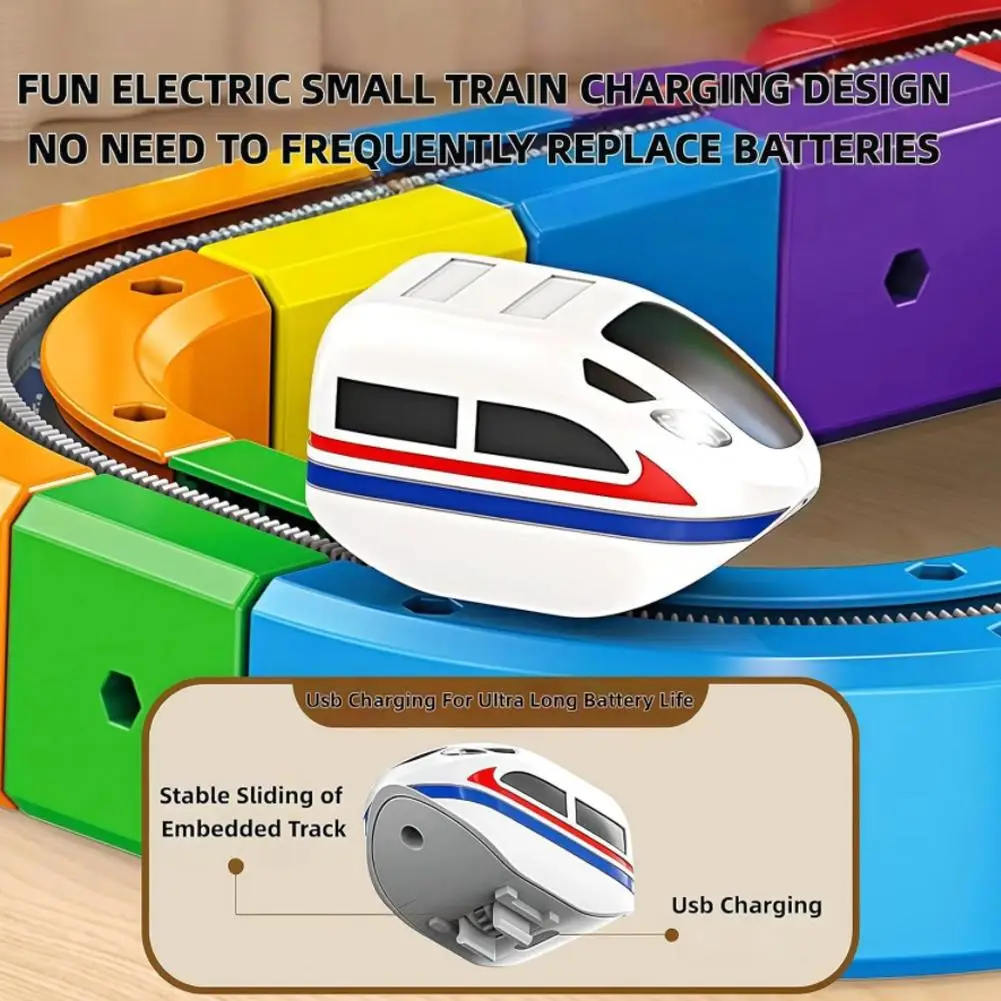 Anti-Gravity Train High Speed Rail Electric Magnetic Splicing Track Set DIY Block Children's  Assembled Building Block Track