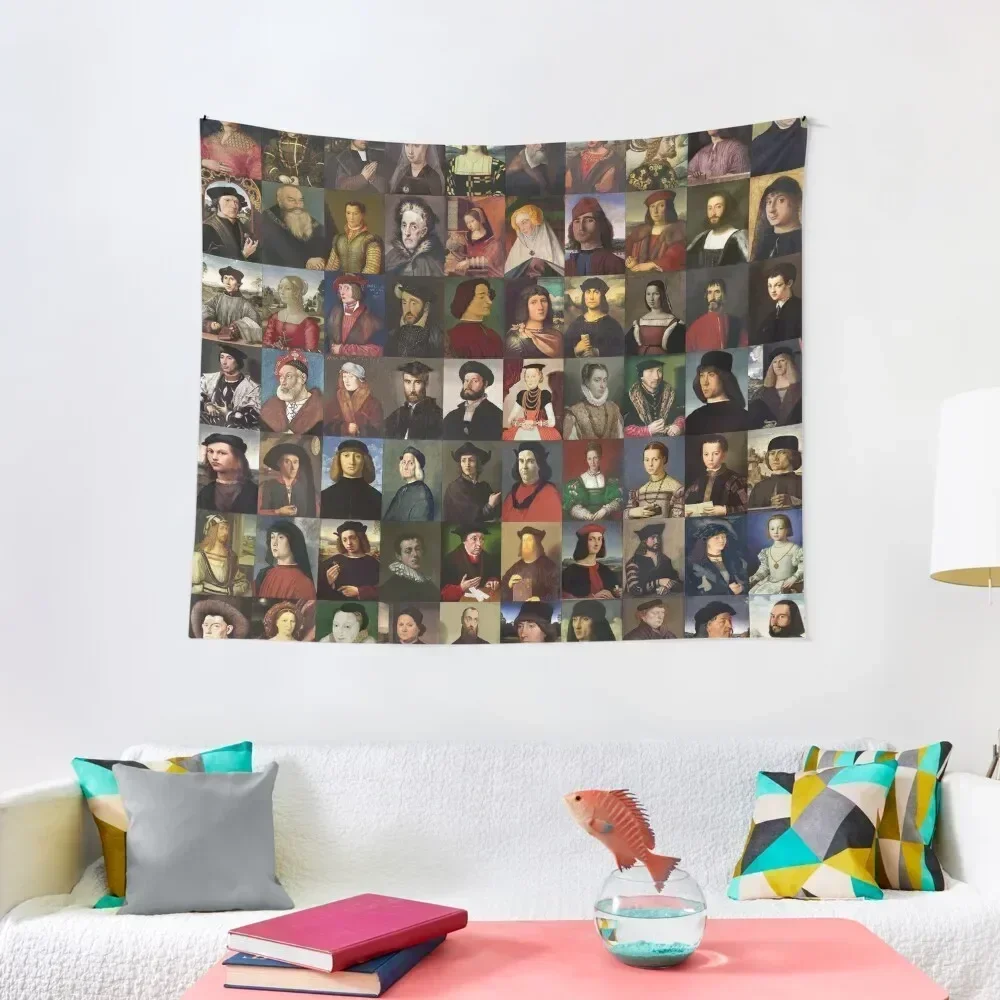 

Renaissance Faces Tapestry Wall Decor Room Aesthetic Decor Decorative Wall Tapestry
