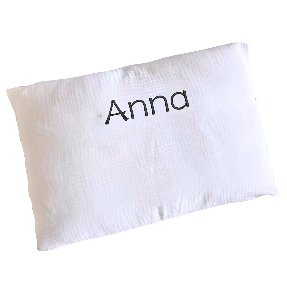 Personalized Name Baby 2 Layer Gauze Pillowcase Custom Muslin Pillowcase Cotton Muslin Cushion Cover Pillow Cover Baby Gift