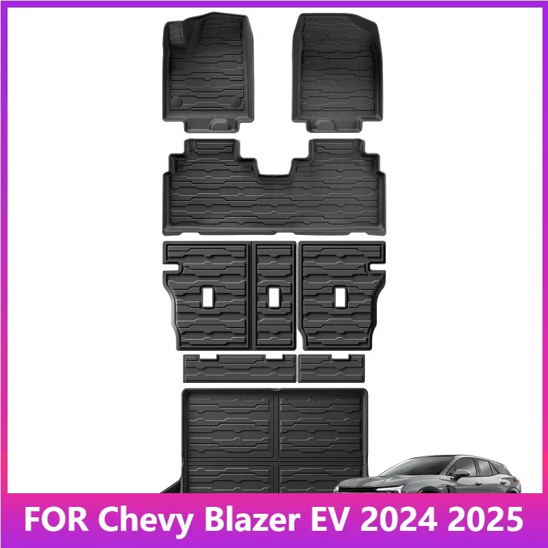 

Коврики для автомобиля Chevrolet Chevy Blazer EV 2024 2025 Коврики для багажника Коврик для багажника 2024 Honda Prologue EV TPE 3D Коврик для ног ЧЕРНЫЙ