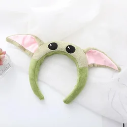 Disney STAR WARS Hairbands Grogu Master Girls kulaklar Headbands kızlar çocuklar için Mickey Mouse şapkalar yetişkinler kadınlar saç aksesuarları