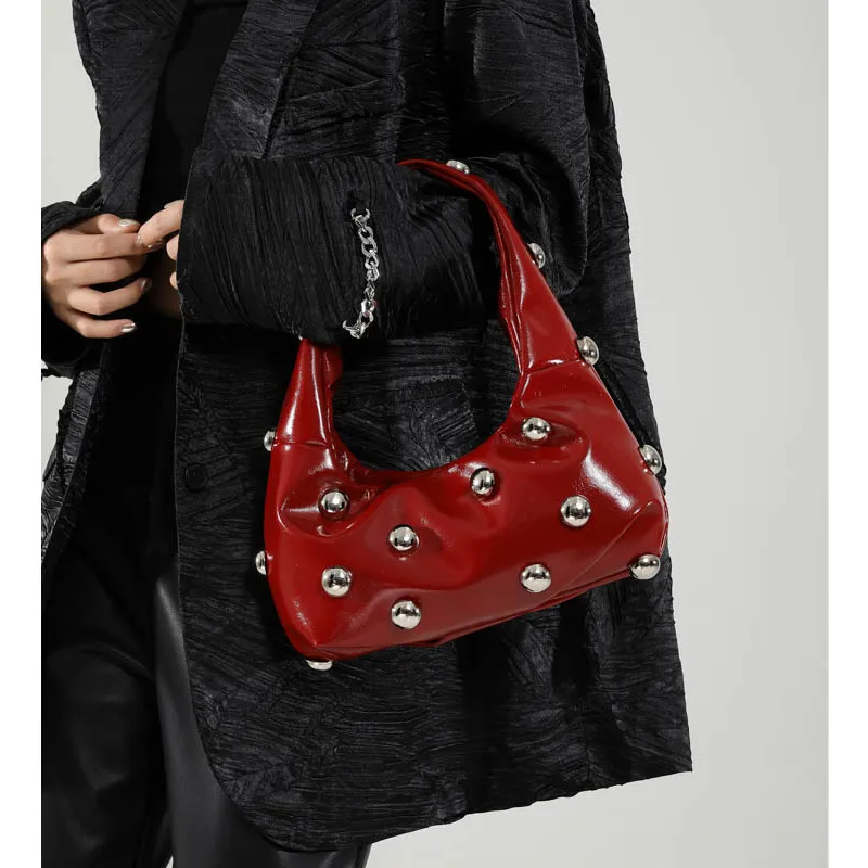 

Женская красная сумка-клатч в корейском стиле, винтажная, из искусственной кожи, роскошная, элегантная, вечерняя, портативная, для вечеринок и свадеб