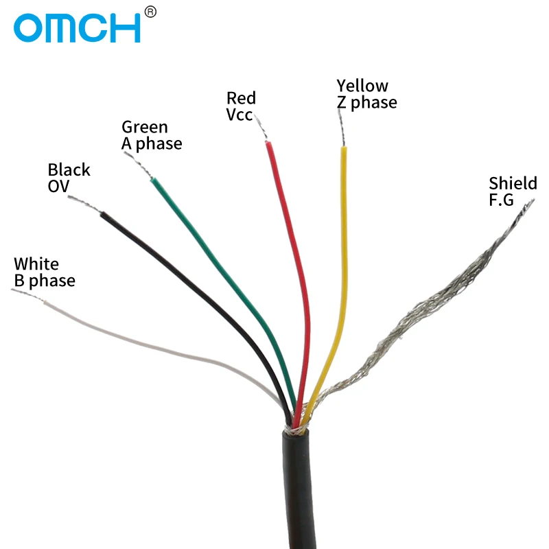 OMCH E6B2-CWZ5B Optical Rotary Encoder CWZ6C CWZ3E 5-24V 10 20 30 40 50 60 100 200 300 360 400 500 600 800 1000 1024 1200P/R