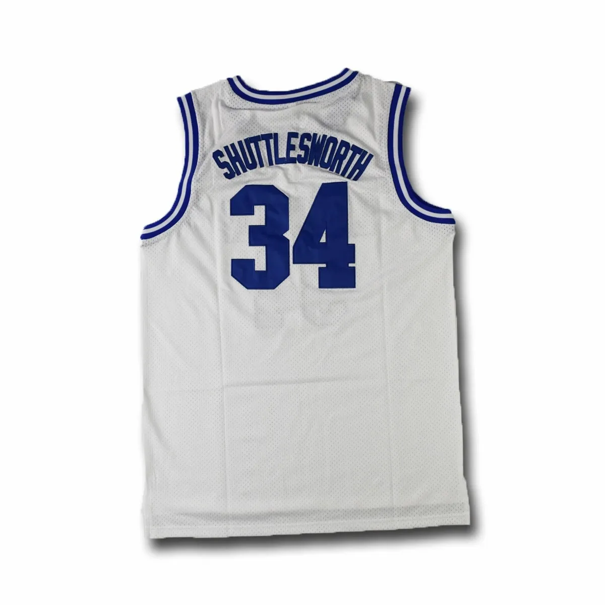 Mens #34 Jesus Shuttlesworth Jersey Lincoln High School Basketball Jersey Blue Ray Allen Film He Got Game Basketball Jerseys