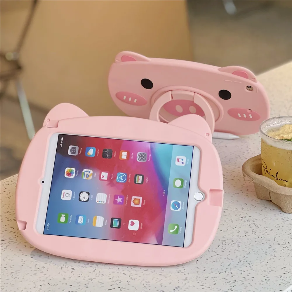 Cartoon Tablet Case For iPad A16 11th 10 10th 10.2 9th 8th 7th 9.7 6th 5th Generation iPad Air 1 2 3 4 5 Pro 11 Silicone Cover