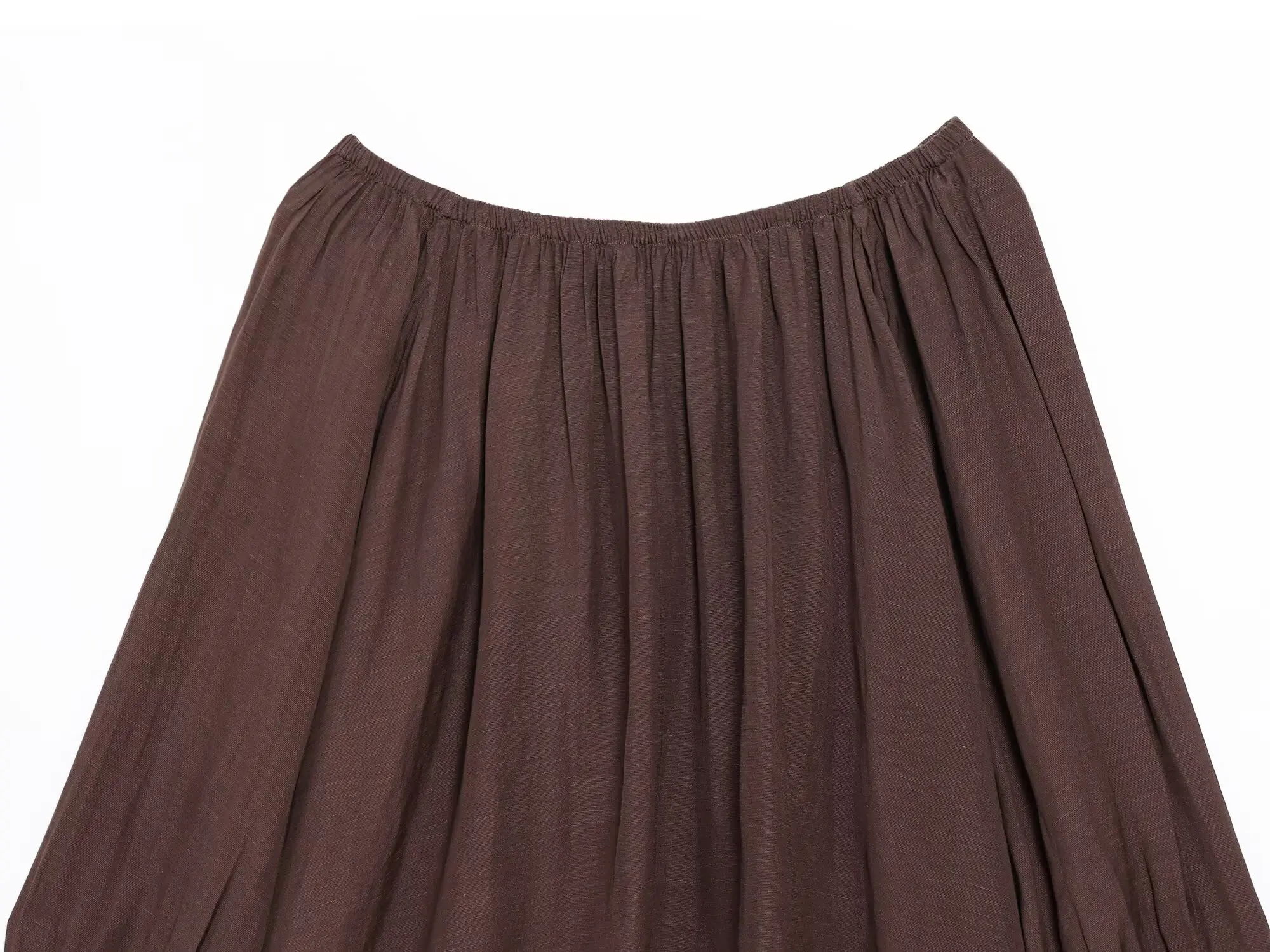 Dave&Di Japanese Style Minimalist One Shoulder Autumn Shirt Coffee Color Elegant Casual Long Sleeve Shirt Tops Blouse Women