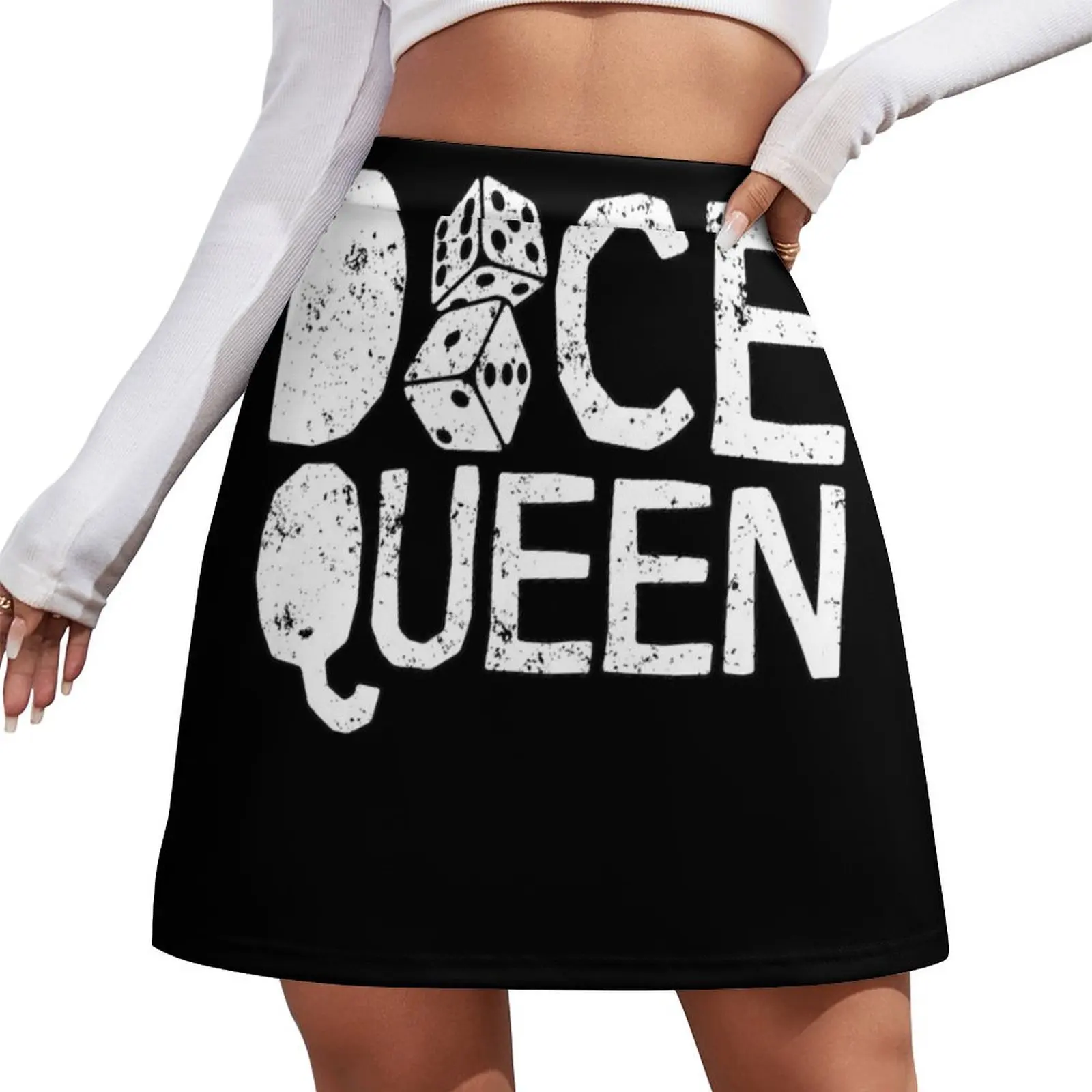 Fun Dice Games Shirt Dice Queen Mini Skirt Short skirts micro mini skirt extreme