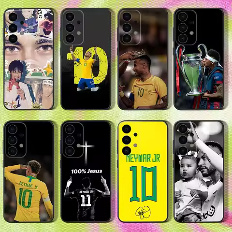 Football 10 For N-NeYmAr Phone Case For Samsung S25,S24,S21,S22,S23,S30,Ultra,S20,Plus,Fe,Lite,Note,10,9,5G Black Cover