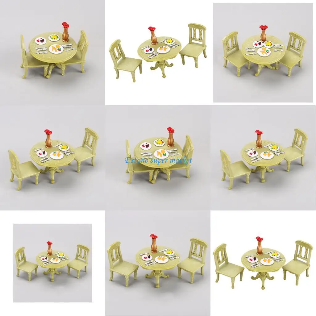

090B Plastic Chair Kids Restaurant Imaginative Furniture Educational Imitation Toy