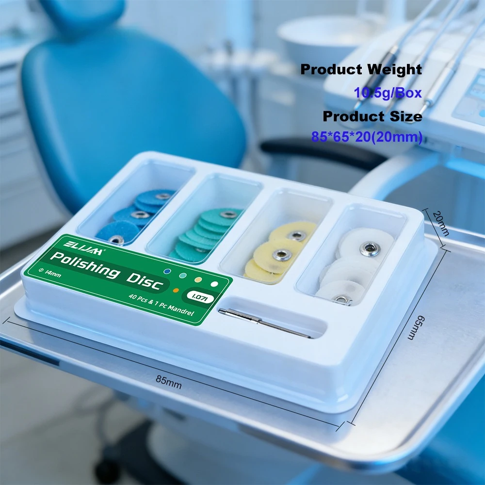 SYJH 10Box Dental 14mm Polishing Discs for Finishing & Polishing Composites Ceramics & Glass Restorations Dental Lab Consumables view 6