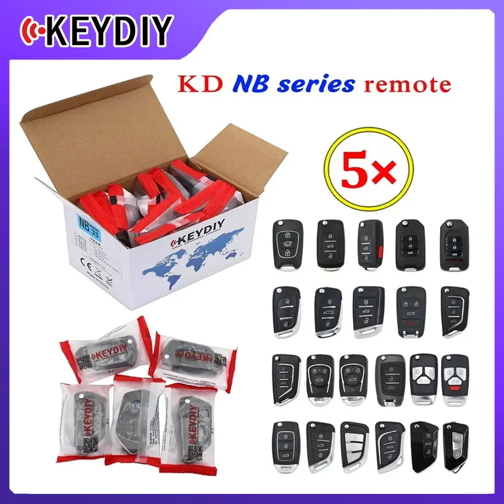 

5PCS KEYDIY Multi-functional Remote NB04 NB08 NB10 NB11 NB12-4 NB15 NB21 NB22 NB25 NB28 NB29 NB30 NB33 NB34 NB Series for KD-X2