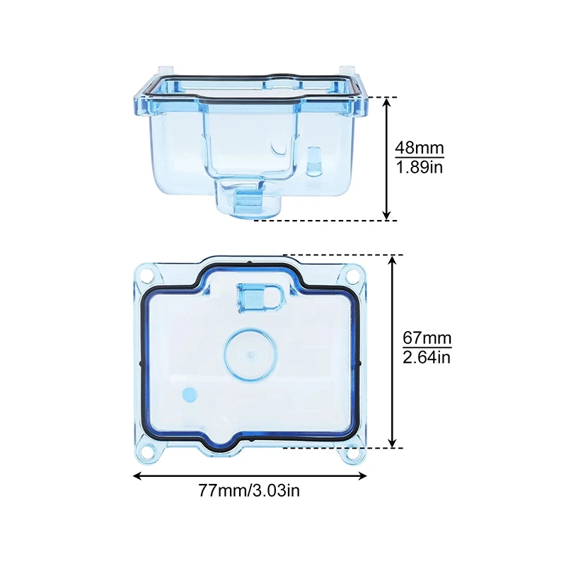 For PWK 33 34 35 36 38 40 42MM Transparent Carburetor Float Bowl Oil Cup For Keihi  Motorcycle Carb view 3