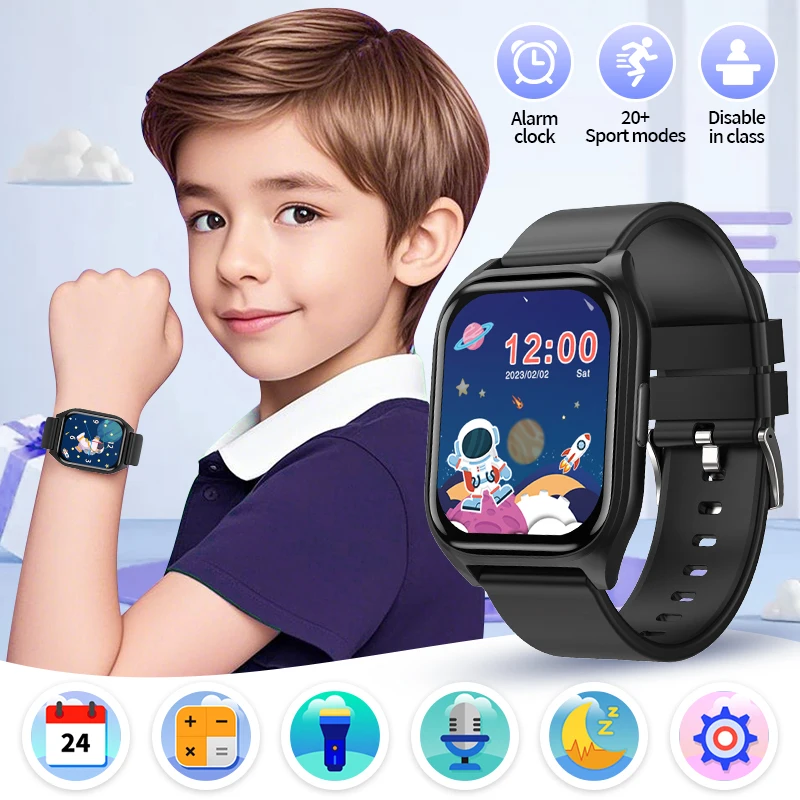 

Детские умные часы для девочек и мальчиков, смарт-часы для детей, подарки для детей 4-15 лет, спортивный шагомер, подарок на день рождения для детей