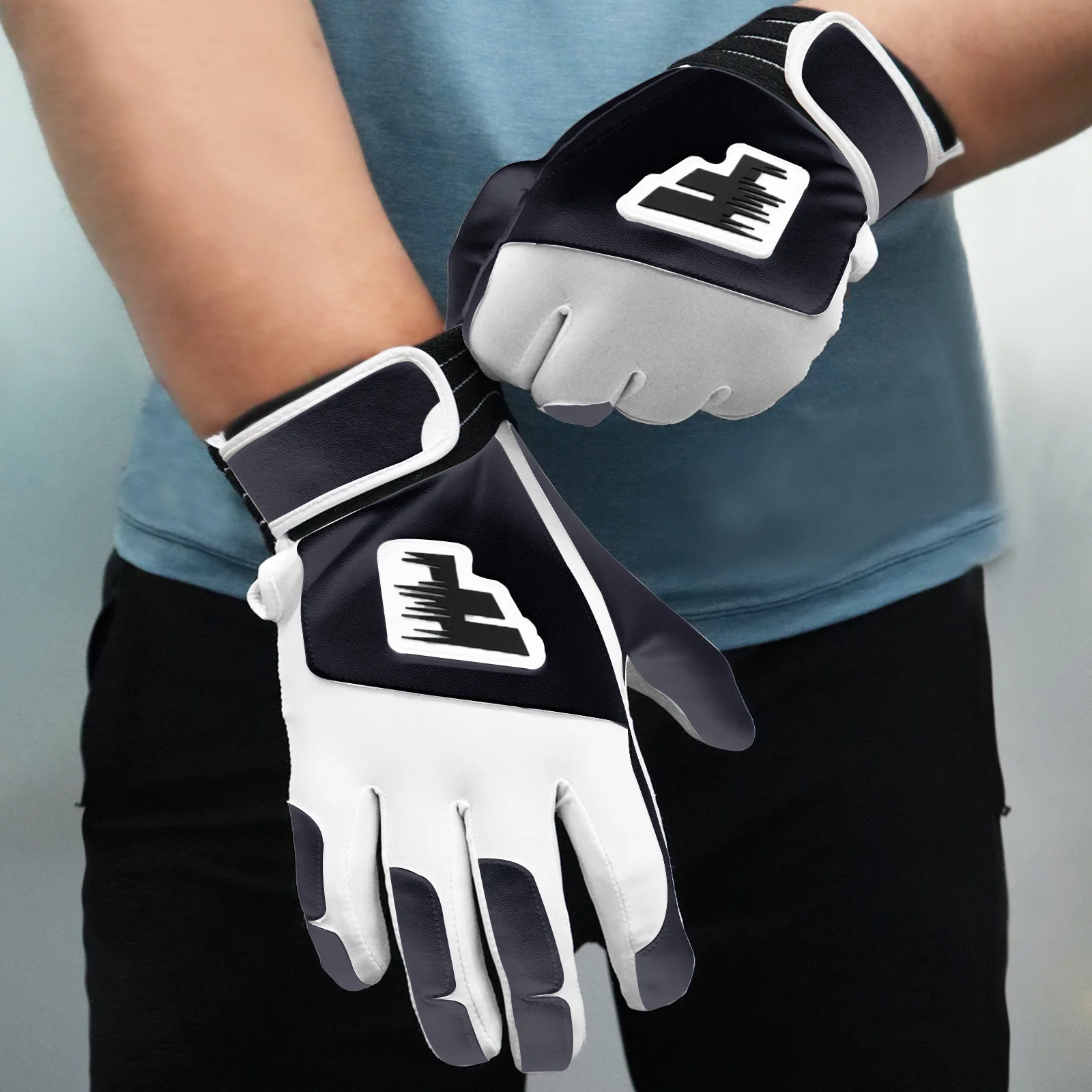 Baseball Softball Batting Gloves Adult Youth Cabretta Leather Pair Mens Kids Batting Glove Pro Grip Sports Gloves Drop Shipping