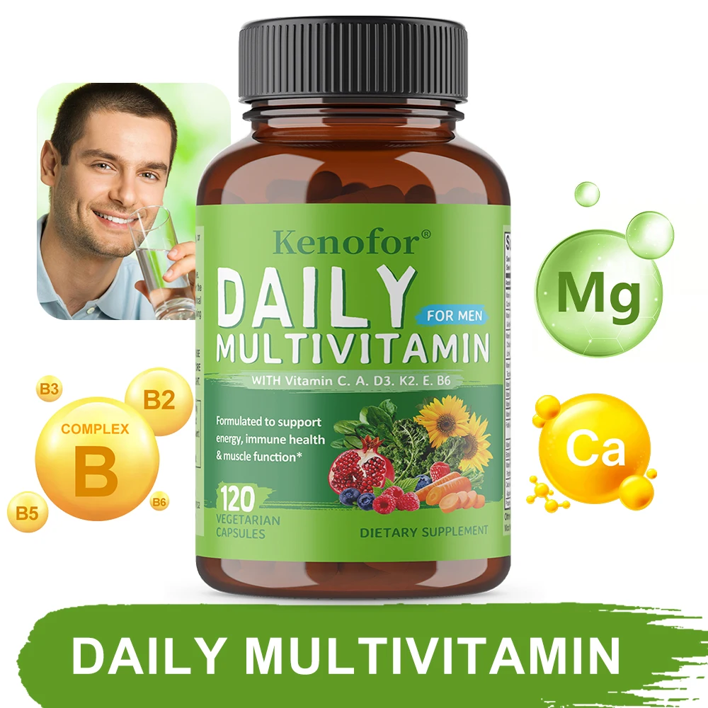 

Мультивитамин для всего питания для мужчин — натуральные мультивитамины, органические экстракты — веганские, способствующие здоровью сердца, мозга и глаз.