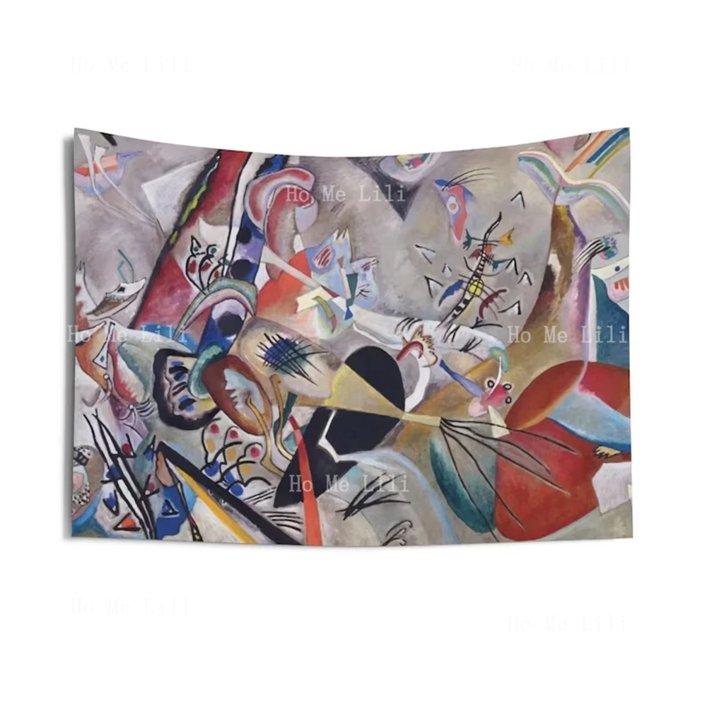 Classical Abstract Painting Vasily Kandinsky 1919 Wall Decoration Tapestry