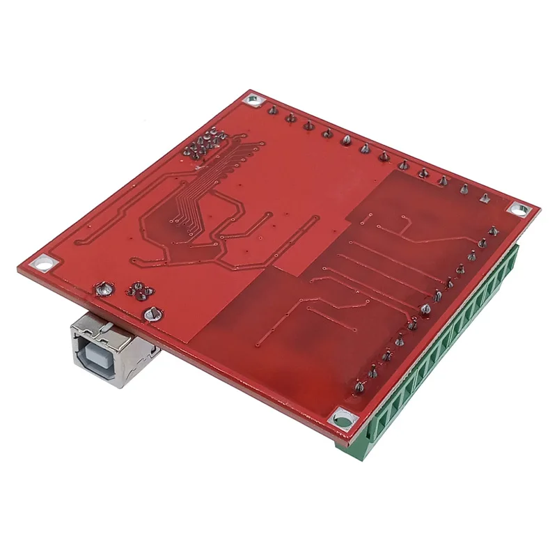 Mach3 100k tarjeta de Control de movimiento de 4 ejes + MPG de 4 ejes para carpintería, Kit de mecanizado CNC, tarjeta de Control CNC, interfaz USB