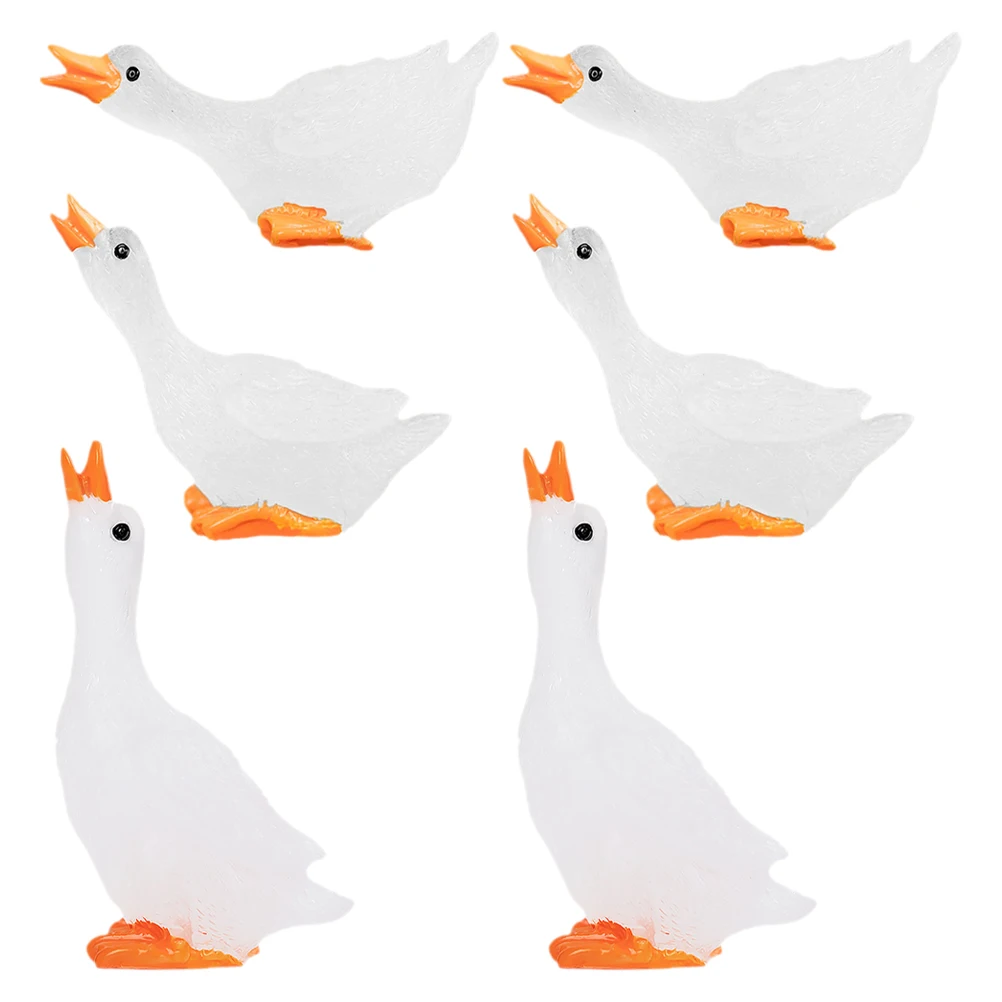 

6 шт. автомобильные светящиеся украшения, украшения из смолы бонсай, миниатюрные миниатюры