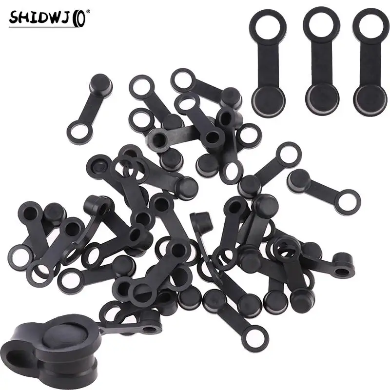 10pcs/set Car Brake Pump Dust Cap Oil Drain Screw Cap Brake Caliper Screw Cover Motorcycle Valve Rubber Dust Caps