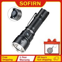 Sofirn SK40 21700 Rechargeable Flashlight  SFT70 LED 3200lm Powerful Tactical Torch 580M Long-Range With Spotlight