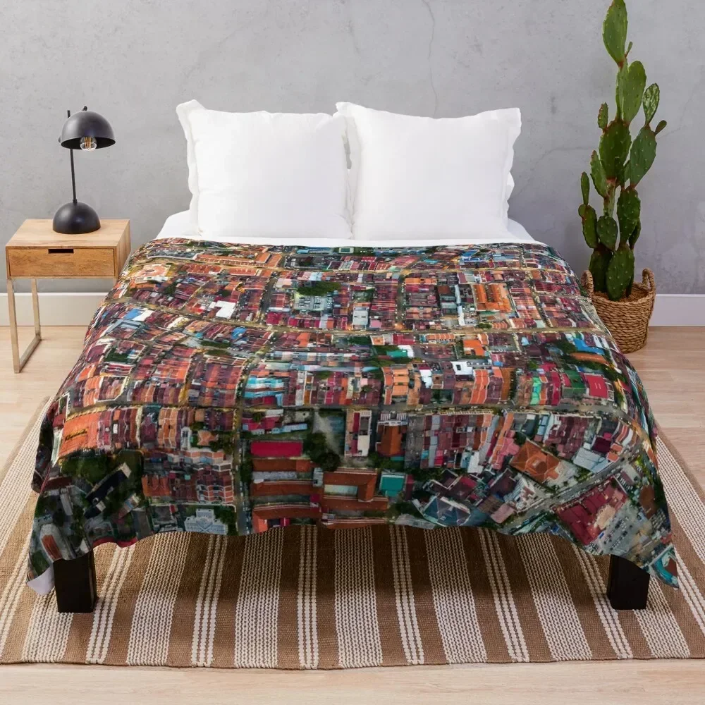 Over Penang - Chulia Street Throw Blanket Softest Sofa Quilt Extra Large Throw Hair Blankets