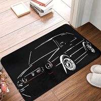 Golf Mk2 Classic Gti G60 16V Syncro 40x60cm Carpet Polyester Floor Mats Retro Doorway Indoor