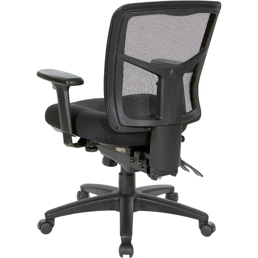 ProGrid-respirável Mesh Manager's Office Chair, altura ajustável, Multi-Function, Tilt Control e Assento Slider,Mid Voltar