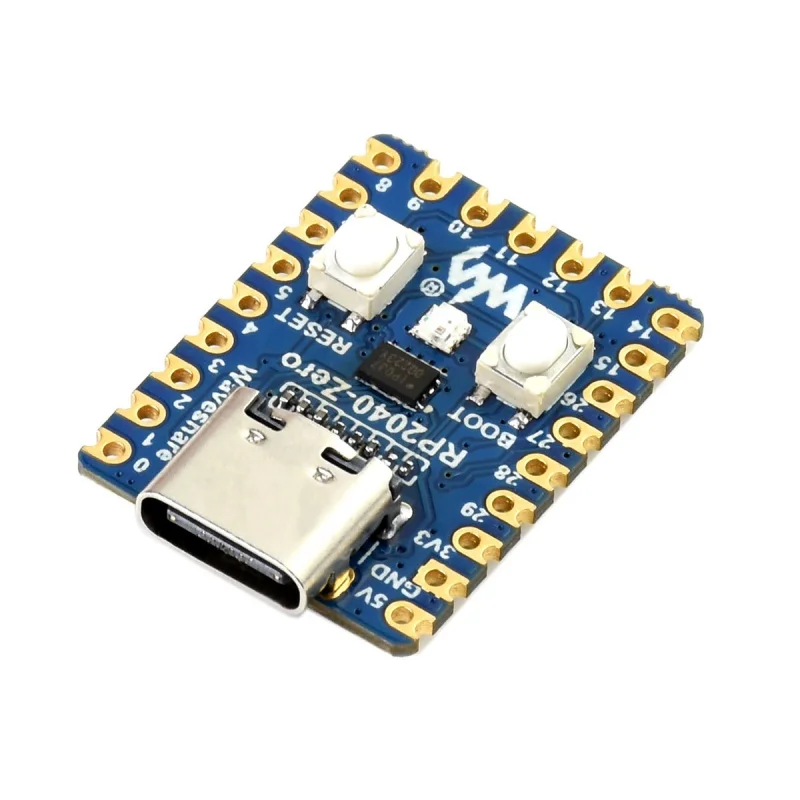 RP2040-Zero Mini Board, Pico-Like MCU Board Based on Raspberry Pi MCU RP2040, Dual-Core Arm Cortex M0+ Processor