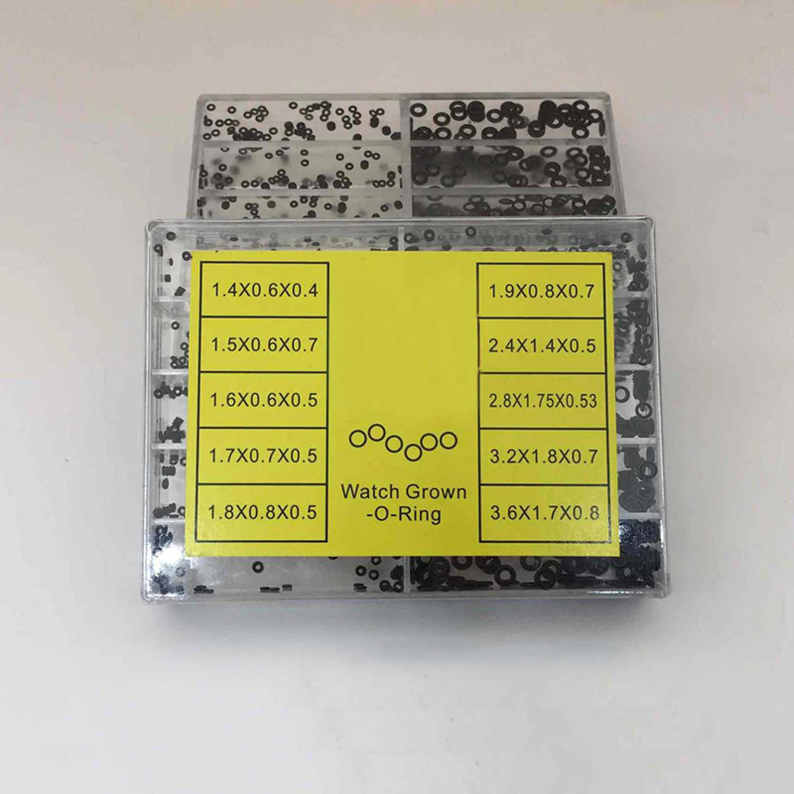 10 SizeMini Rondella di Gomma O-Ring Corona di Orologio Orologi Impermeabili Guarnizioni O-Ring Guarnizioni Parte Strumenti di Riparazione Orologio Accessorio