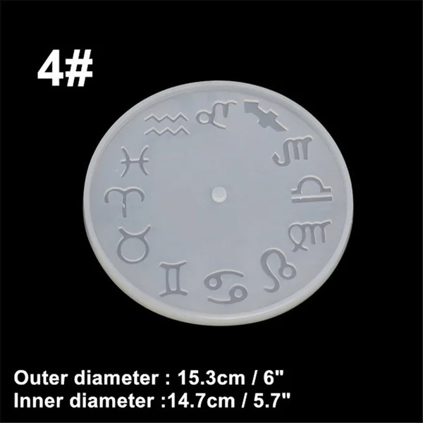 1pc Stille Uhr Bewegung Silikon Form Uhr Für Schmuck Uhr Harz Silikon Form Werkzeug DIY Epoxy Harz Formen DIY Zubehör