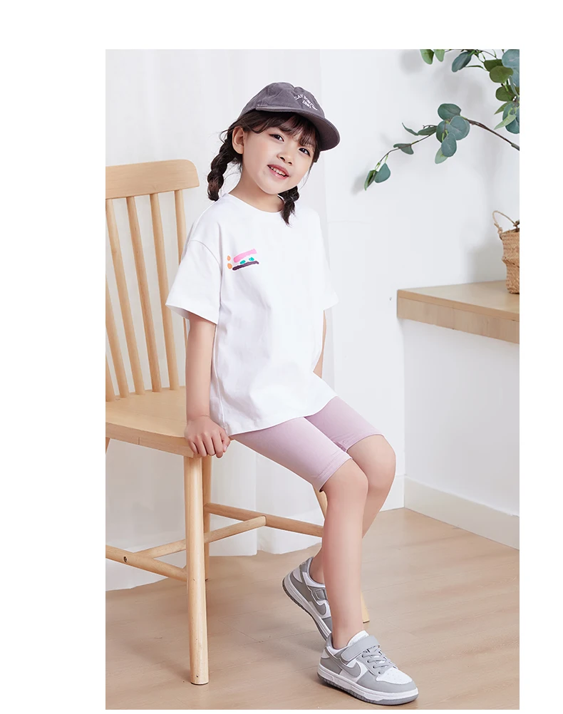 Prinzessinnen Mädchen Frühling Sommer Fünf-Punkt-Hosen Leggings Kurze Hosen Knielange Baby Kinder Weiche Baumwolle Atmungsaktive Caprihosen – Detail 21