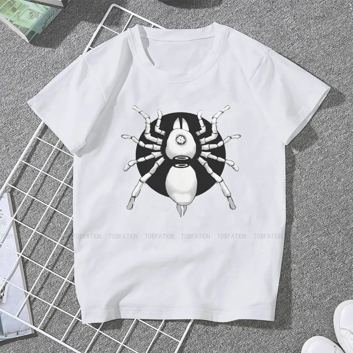 Cursed Newest TShirts Scary Spider Animal Girl Fabric 4XL T Shirt Round Neck