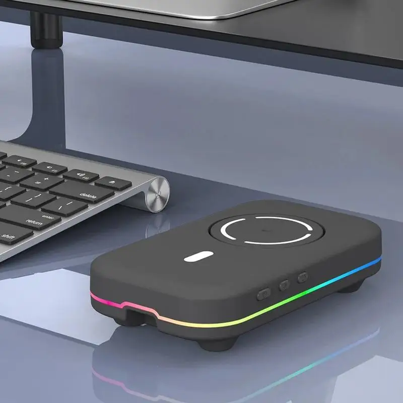 Ergonomic Mice ABS RGB Light LED Electric Moving Mice Desktop Device Tabletop Supplies For Thanksgiving Christmas Women Men