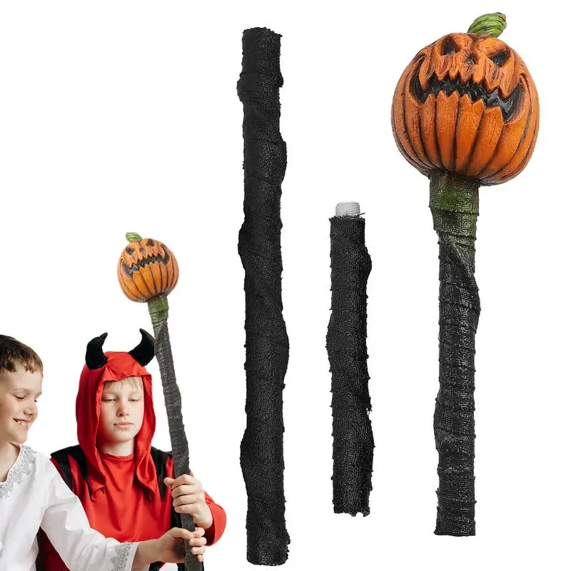 

Halloween Cosplay Props Magic Wand Scepter Wizard Staff Anime Evil Witch Cosplay Accessories Walking Stick Cane Witch Accessorie