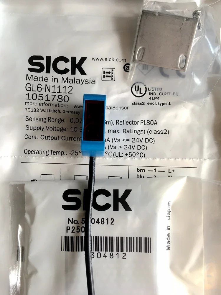 New Original SICK Optoelectronics Switch GL6-P1112 GL6-N1111 GL6-N1112 GL6-P4211 GL6-P1111
