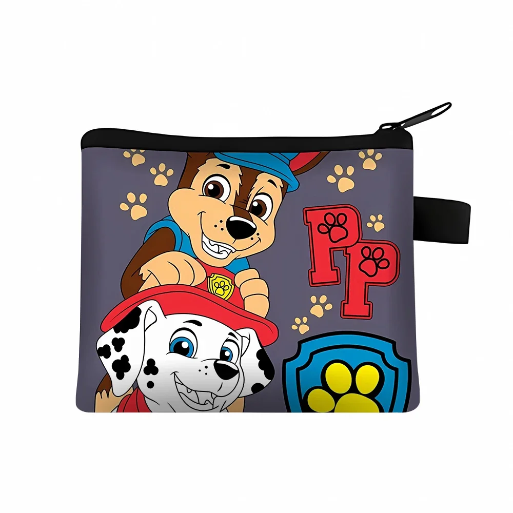 Paw Patrol Coin Purses Cartoon Anime Chase Skye Printed Wallets Storage Pockets Protable Cute Mini Wallet Causal Bags Organizers