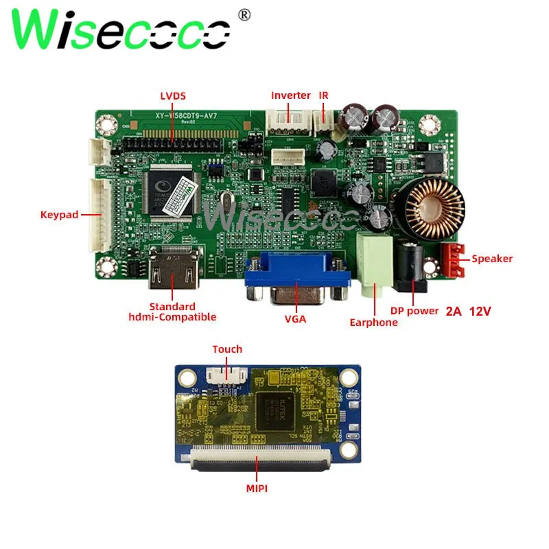 Odczyt w świetle słonecznym wyświetlacz 10,1 cala 1280x800 1200 nitów wyświetlacz o wysokiej jasności IPS samochodowy ekran dotykowy projektu zewnętrznego — zdjęcie produktu 5