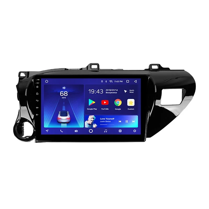 TEYES CC2 Plus-reproductor Multimedia de vídeo y Radio para coche, navegador GPS, Android 10, No 2DIN, para Toyota Hilux Pick Up AN120 2015 - 2020