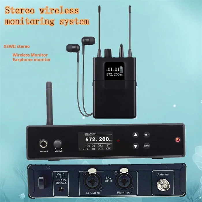 

XS400II Stereo Uhf Best Stereo Wireless in Ear Monitor System