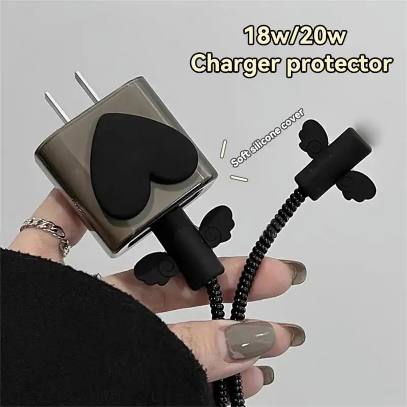 1pcs Suitable  Data  Protective Cover For Iphone11promax Fast Charge 20w Charger Head 13mini