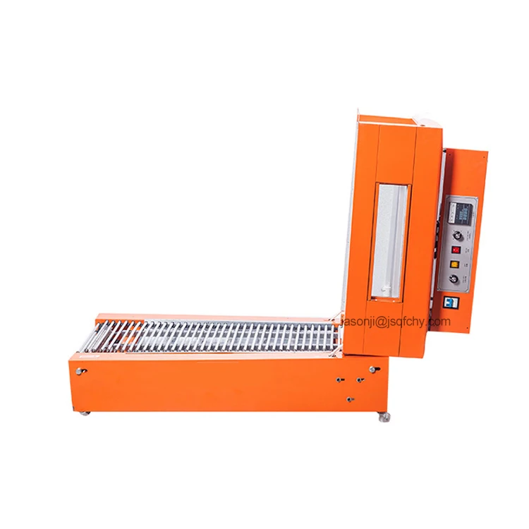 Visual Sunroof Shrink Film Packaging Machine For Food Beverages Textiles Commodities Foil Application Core Bearing Components
